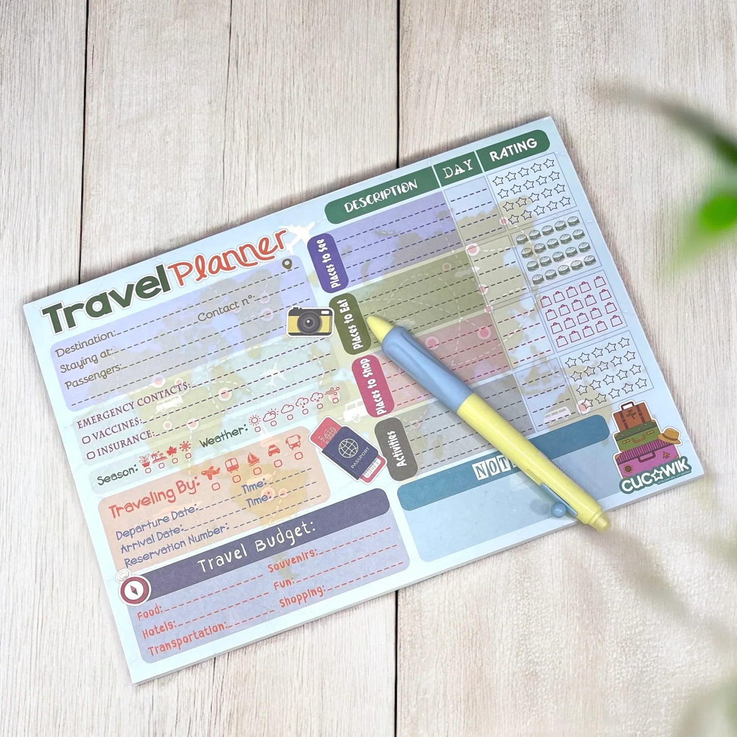 TRAVEL PLANNER - Cucawik