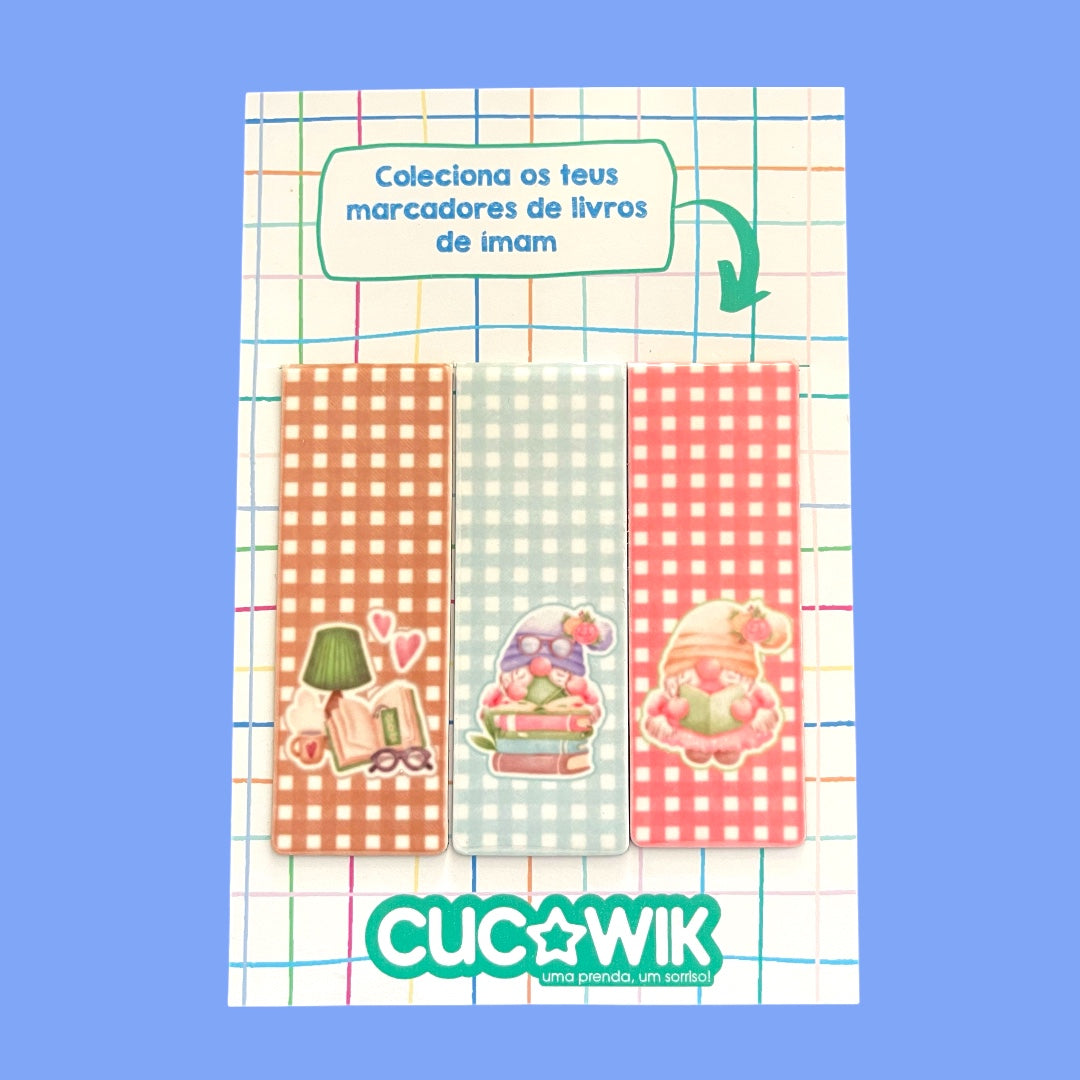 MARCADORES LIVROS MAGNÉTICOS