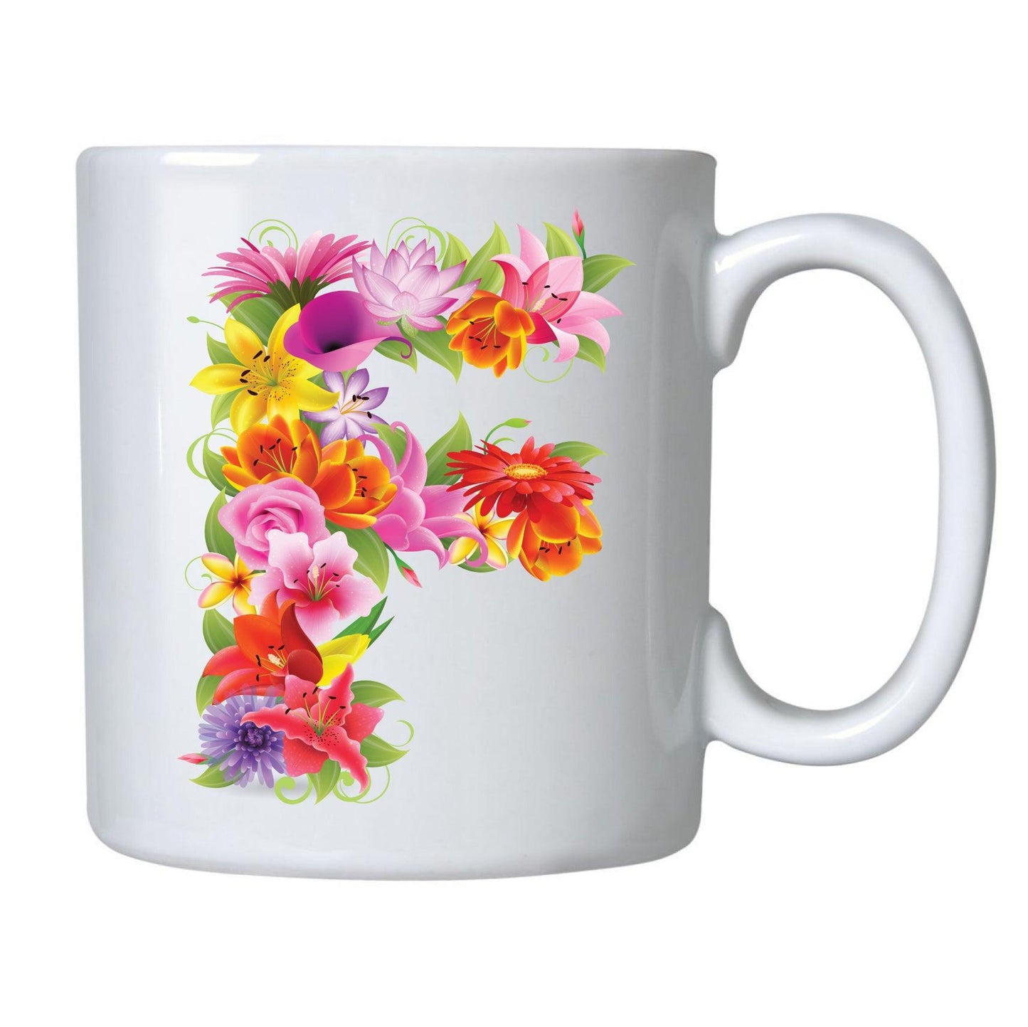 CANECAS LETRAS FLORES - Cucawik
