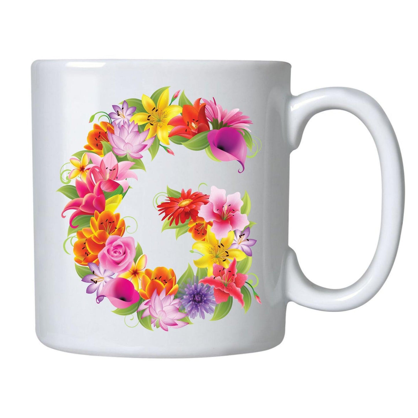 CANECAS LETRAS FLORES - Cucawik