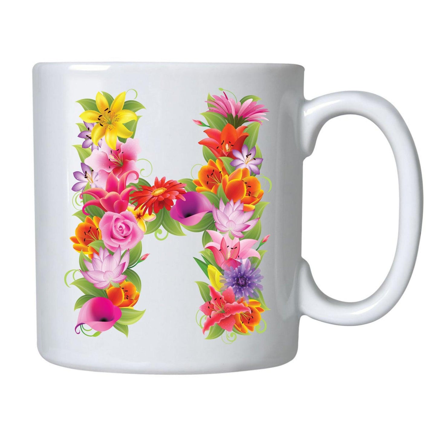 CANECAS LETRAS FLORES - Cucawik
