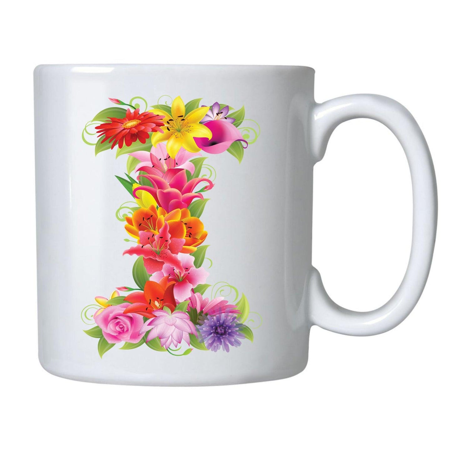 CANECAS LETRAS FLORES - Cucawik