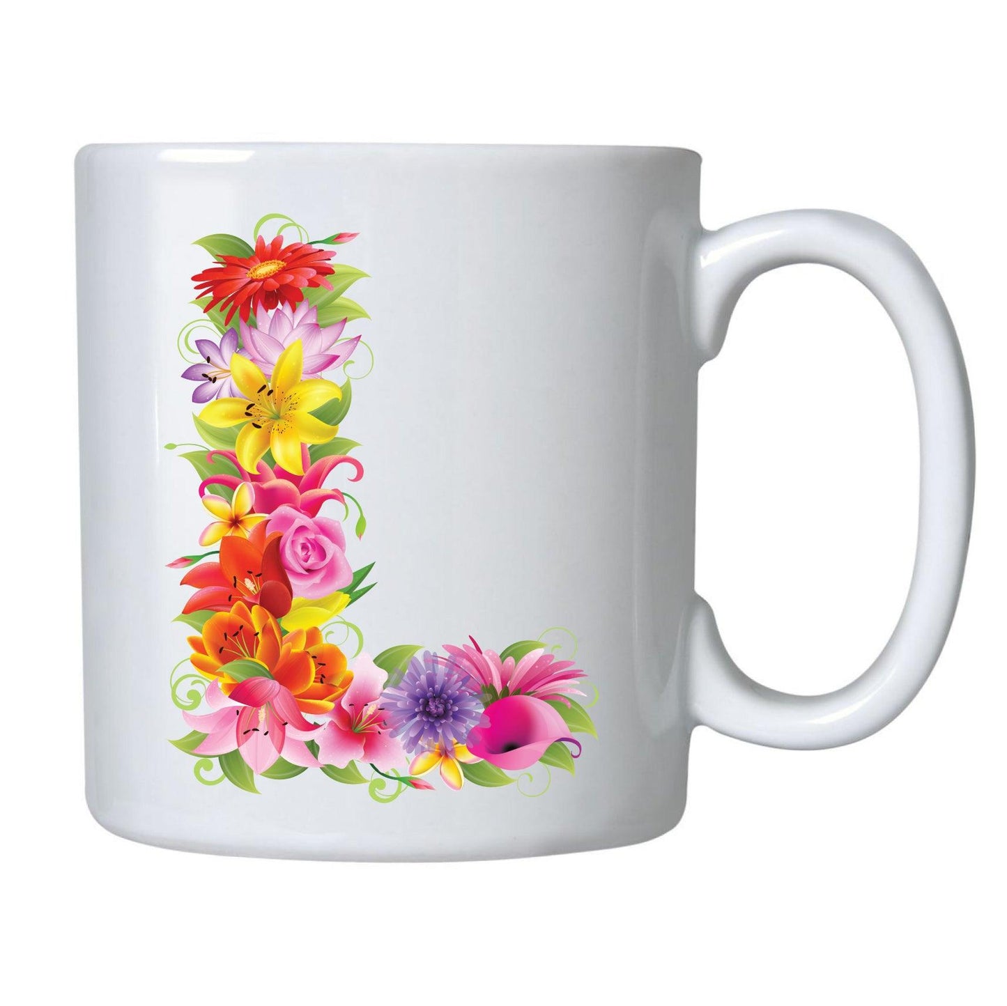 CANECAS LETRAS FLORES - Cucawik