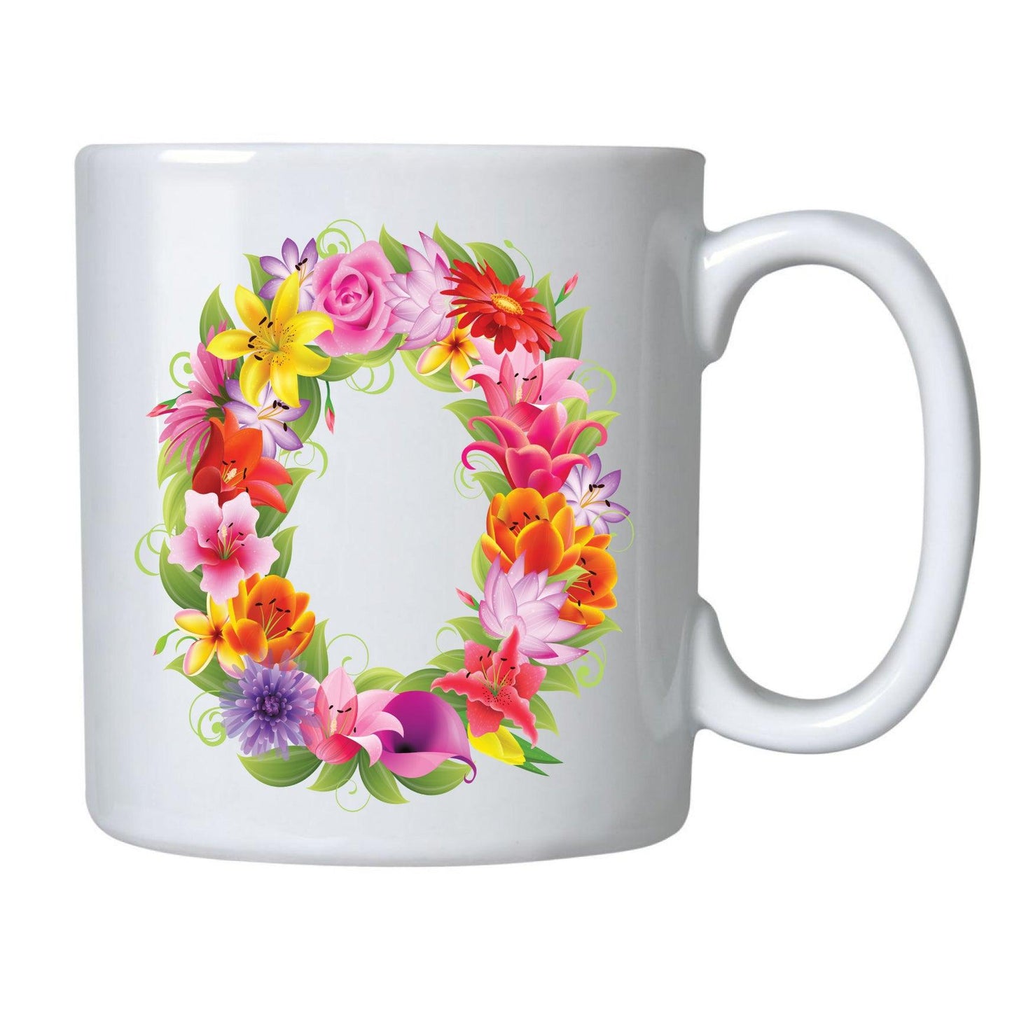 CANECAS LETRAS FLORES - Cucawik