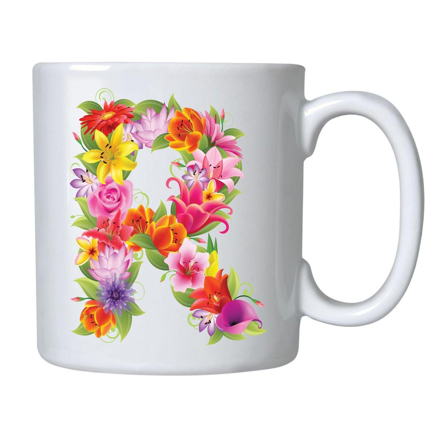 CANECAS LETRAS FLORES - Cucawik