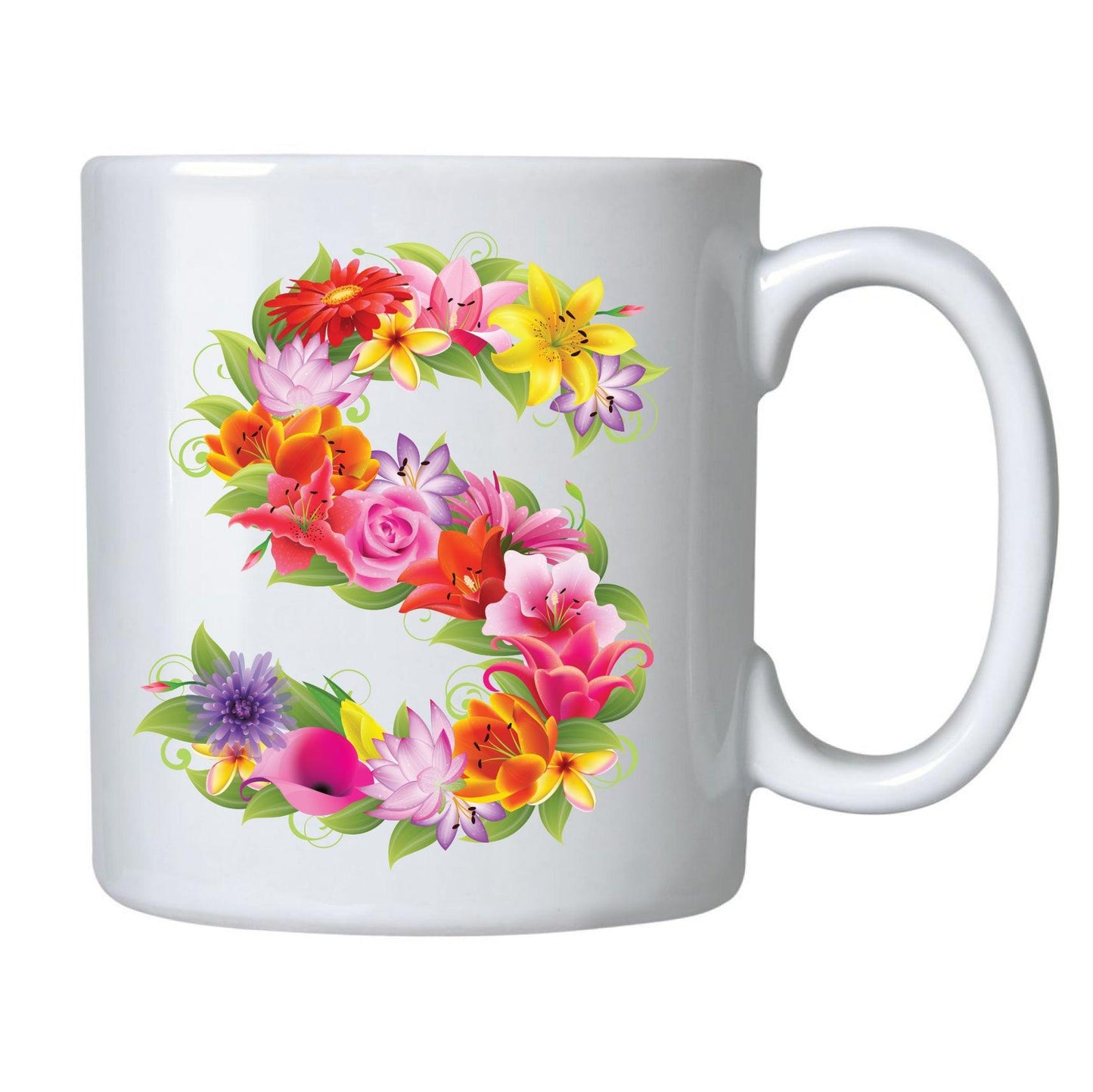 CANECAS LETRAS FLORES - Cucawik
