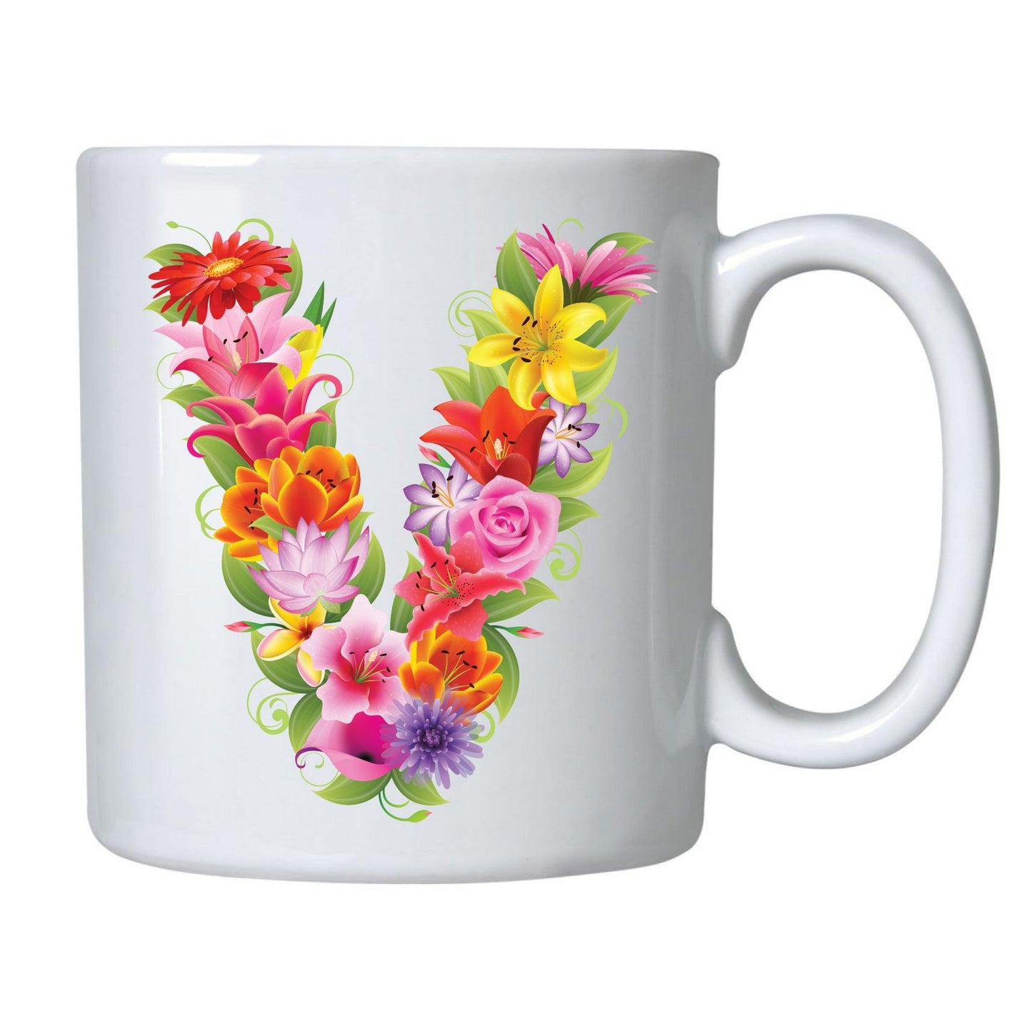 CANECAS LETRAS FLORES - Cucawik