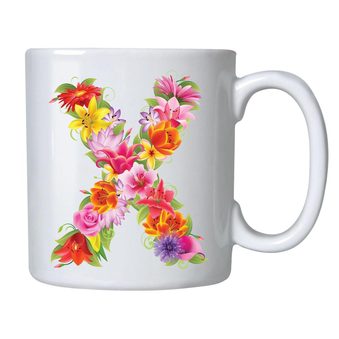 CANECAS LETRAS FLORES - Cucawik