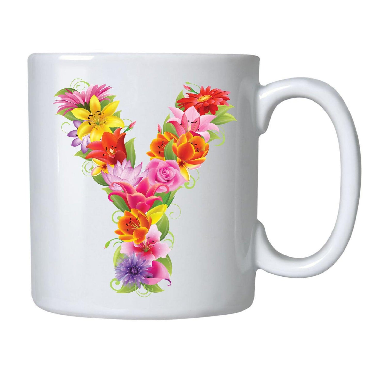 CANECAS LETRAS FLORES - Cucawik