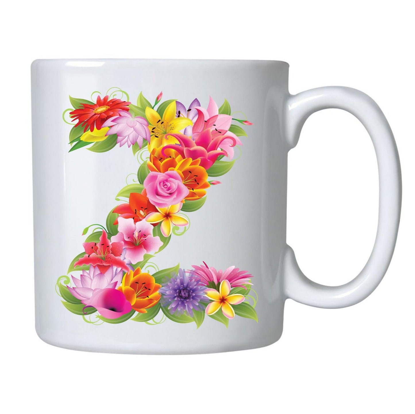 CANECAS LETRAS FLORES - Cucawik