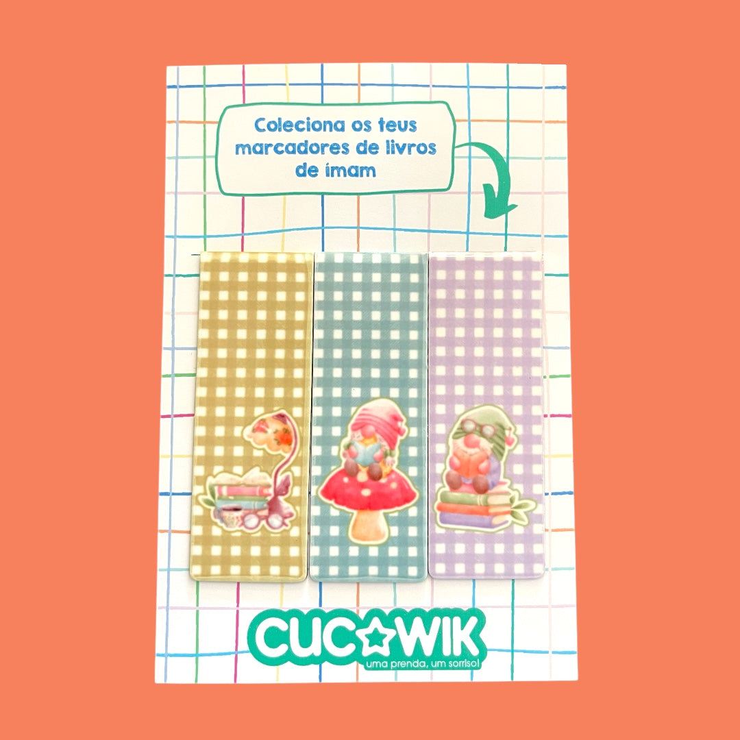 MARCADORES LIVROS MAGNÉTICOS