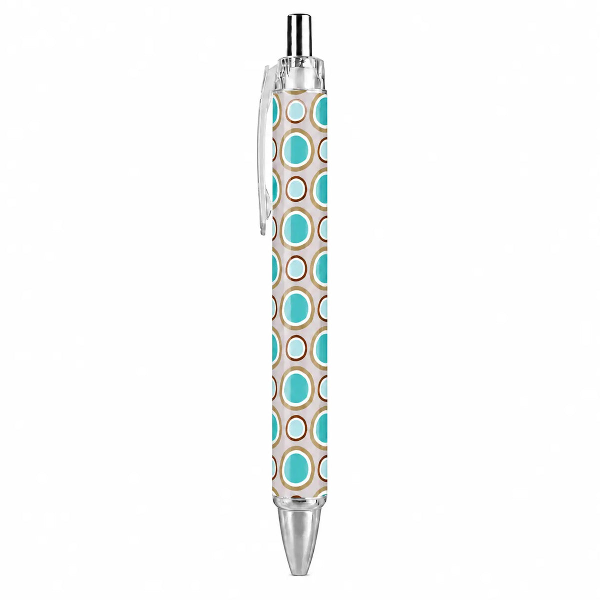Caneta Esferográfica Círculos Pop Aqua Camel | Cucawik