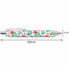 Caneta Esferográfica Corações Cacto Floral | Cucawik