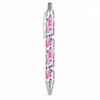 Caneta Esferográfica Hortênsias Rosa | Cucawik
