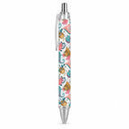 Caneta Esferográfica Infantil Monstros Rosa Azul Castanho | Cucawik
