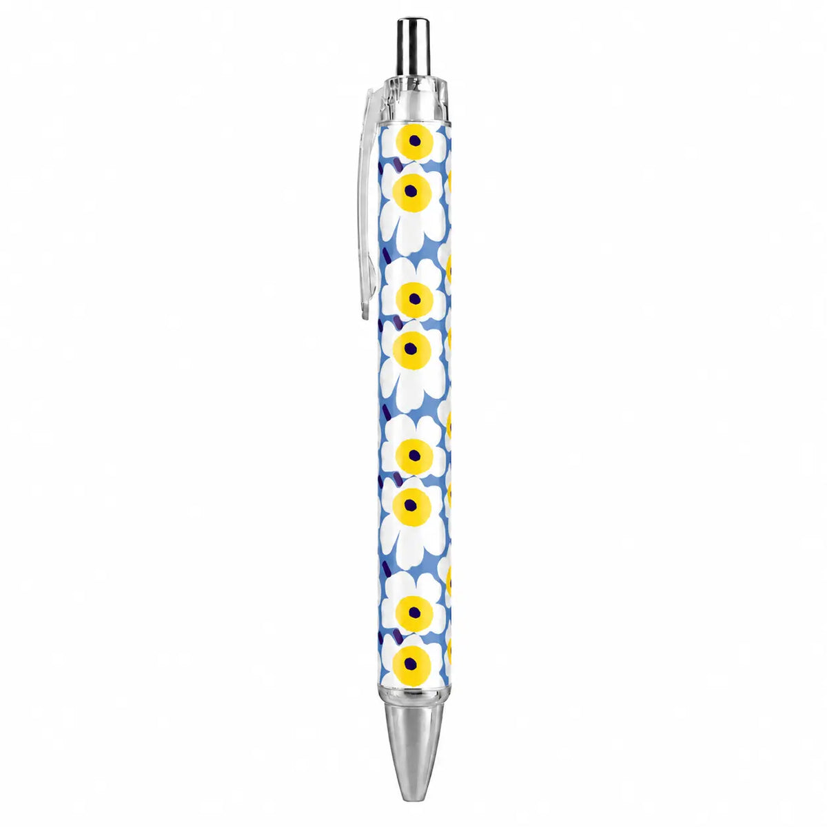 Caneta Esferográfica Margaridas Escandinavas Azul | Cucawik