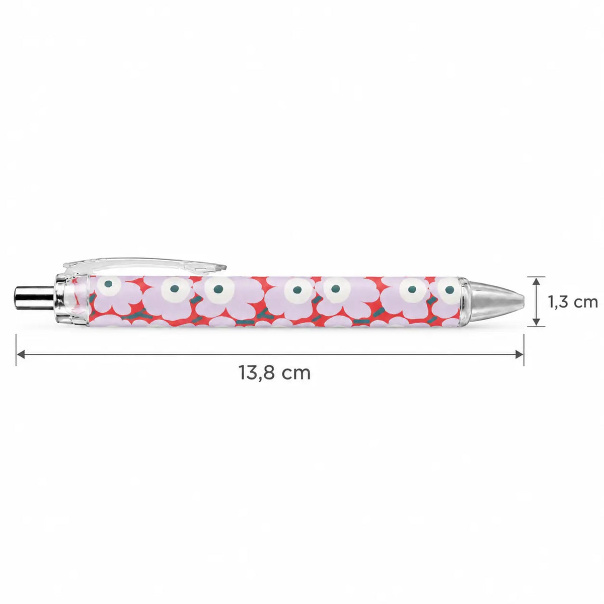 Caneta Esferográfica Margaridas Escandinavas Rosa | Cucawik
