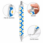 Caneta Esferográfica Ovos Estrelados Azul – características | Cucawik