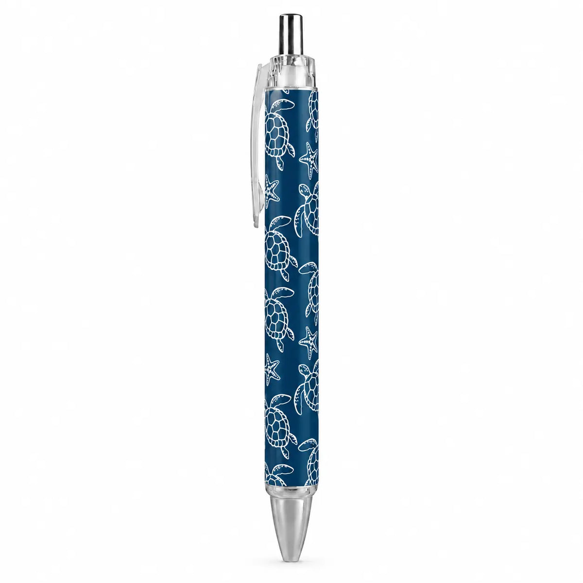 Caneta Esferográfica Tartarugas Marinhas Azul | Cucawik