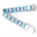 Fita de Chucha Baby Infantil Zebras Baby Azul