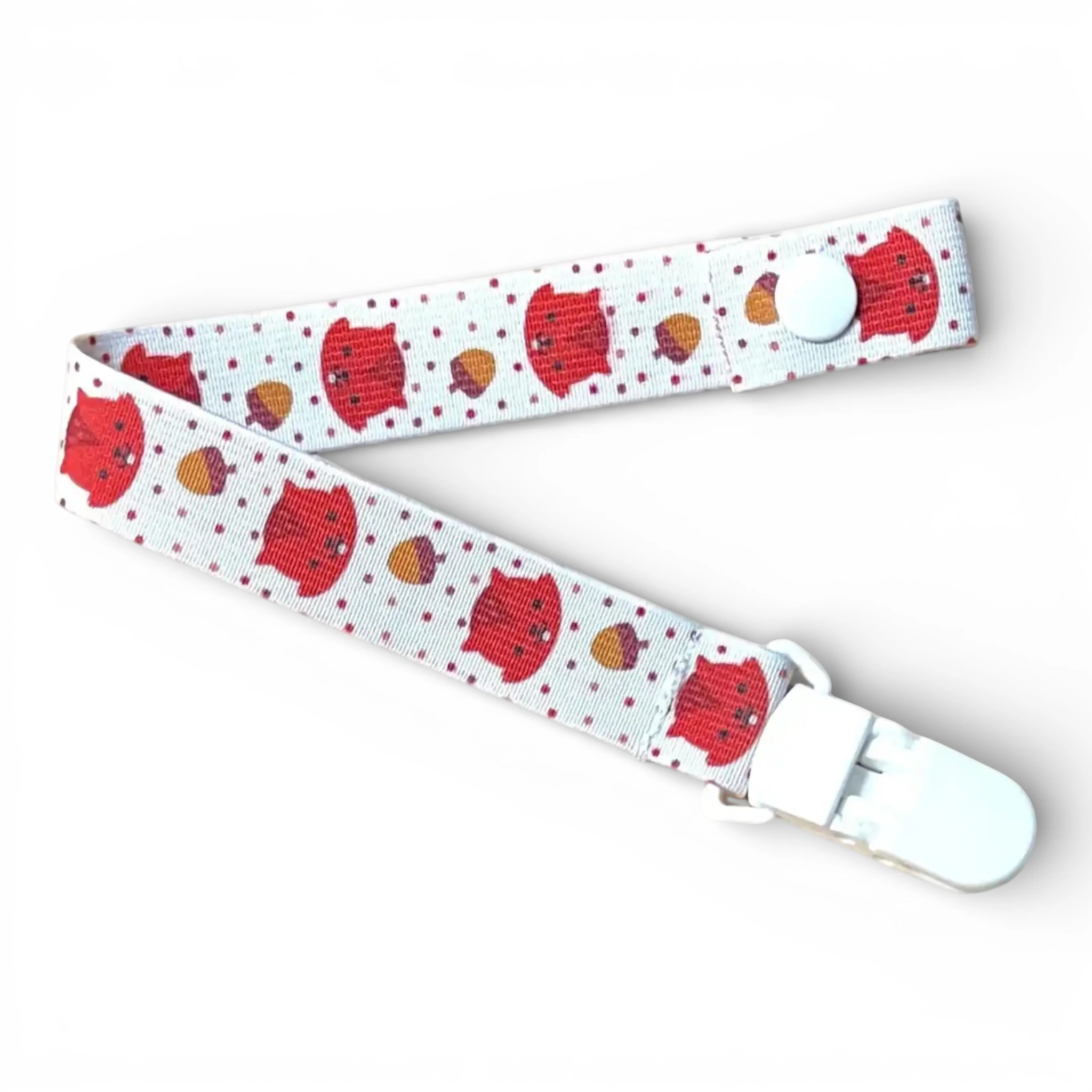 Fita de Chucha Baby Infantil Esquilo Bolota