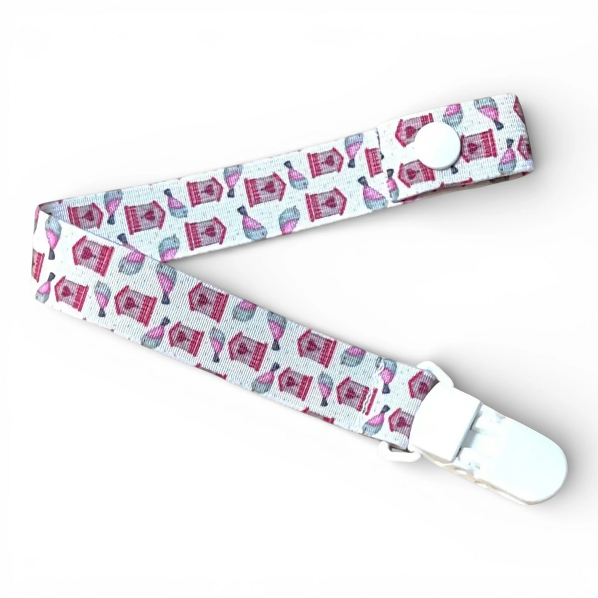 Fita de Chucha Baby Infantil Ninho Casas Passarinhos