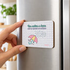 Íman de frigorífico Uns Sentem a Chuva, Outros Apenas se Molham em utilização – na porta do frigorífico