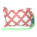 Almofada de Praia Impermeável Sunday Quatrefoil Branco Rosa