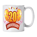 Caneca de Cerâmica 20 Anos de Aniversário | Cucawik