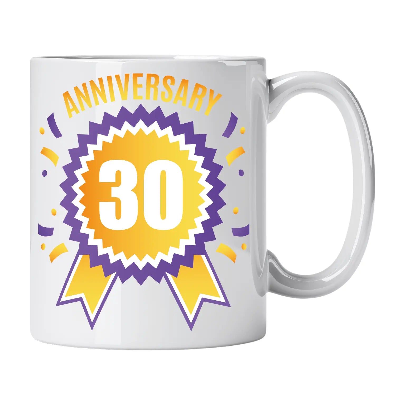 Caneca de Cerâmica 30 Anos de Aniversário | Cucawik