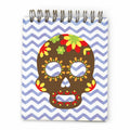 Bloco Argolas Liso Caveira Mexicana