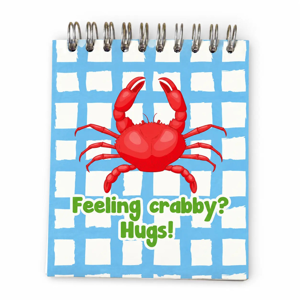 Bloco Argolas Liso "Feeling Crabby? Hugs!"