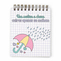 Bloco Argolas Liso "Uns Sentem a Chuva, Outros Apenas se Molham"