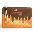 Bolsa Média Impermeável Cacau Hello Summer Enjoy Gelado Chocolate | Cucawik