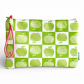 Bolsa Média Impermeável Cacau Maçãs Verdes Xadrez | Cucawik