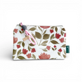 Bolsa Pequena Impermeável Colibri Peónias Aguarela Rosa Verde | Cucawik