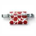Bolsa de Cintura Impermeável Flower Flores Papoilas