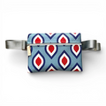 Bolsa de Cintura Impermeável Flower Retro Pops Turquesa Vermelho
