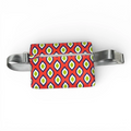 Bolsa de Cintura Impermeável Flower Retro Pops Salmão Verde Azul