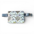 Bolsa de Cintura Impermeável Flower Floral Suculentas