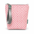 Bolsa Isotérmica para Snacks Hexágonos Interligados Rosa