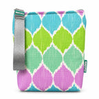 Bolsa Isotérmica para Snacks Ikat Pastel Rosa Verde Azul