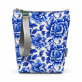 Bolsa Isotérmica para Snacks Paisley Peónias Azul Porcelana