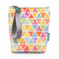 Bolsa Isotérmica para Snacks Triângulos Coloridos Pastel