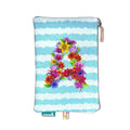 Bolsa Estojo com Letra de Flores A "Poppy" | Cucawik