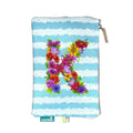 Bolsa Estojo com Letra de Flores K "Poppy" | Cucawik