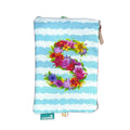 Bolsa Estojo com Letra de Flores S "Poppy" | Cucawik