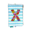 Bolsa Estojo com Letra de Flores X "Poppy" | Cucawik