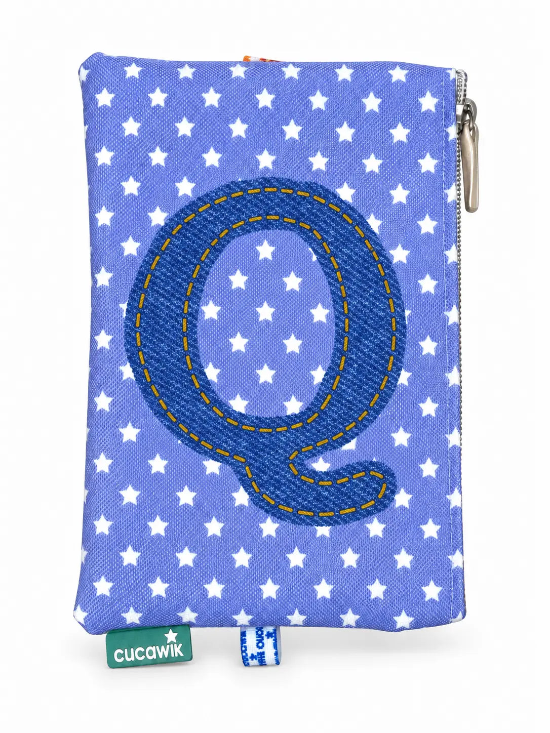 Necessaire Estojo Poppy com Letra Q de Ganga | Cucawik