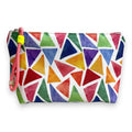 Bolsa Grande Impermeável Gal Triângulos Coloridos Aguarela | Cucawik